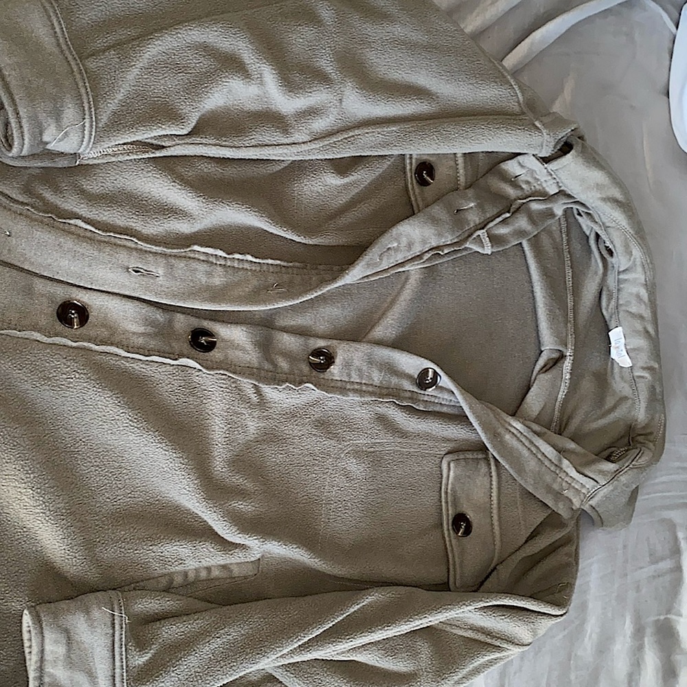 La miel small button down fleece jacket